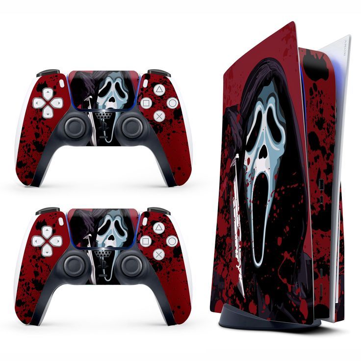 stickers ps5 scary