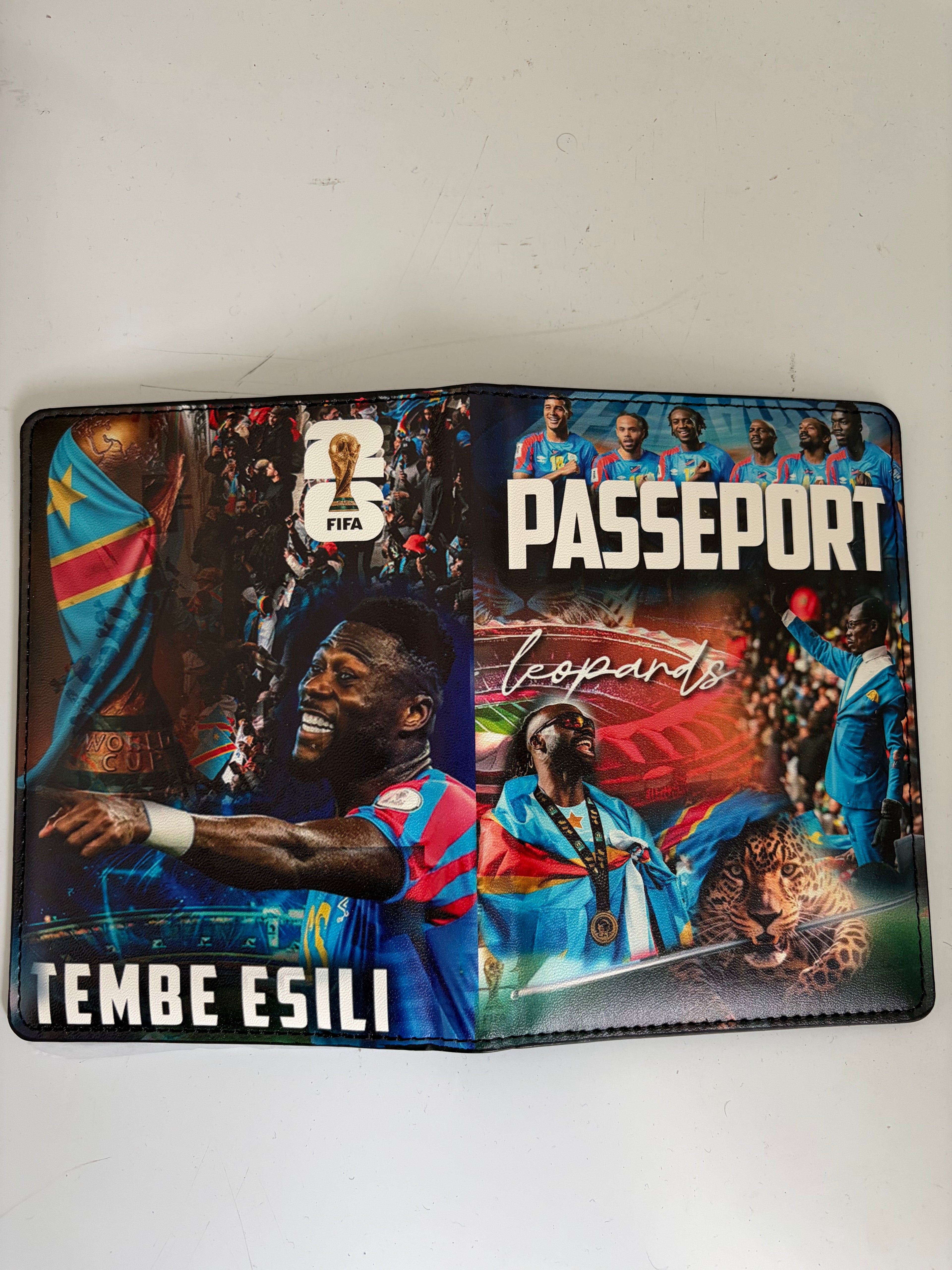 Etui passeport RDC  Mboka Elengi/ Tembe esili