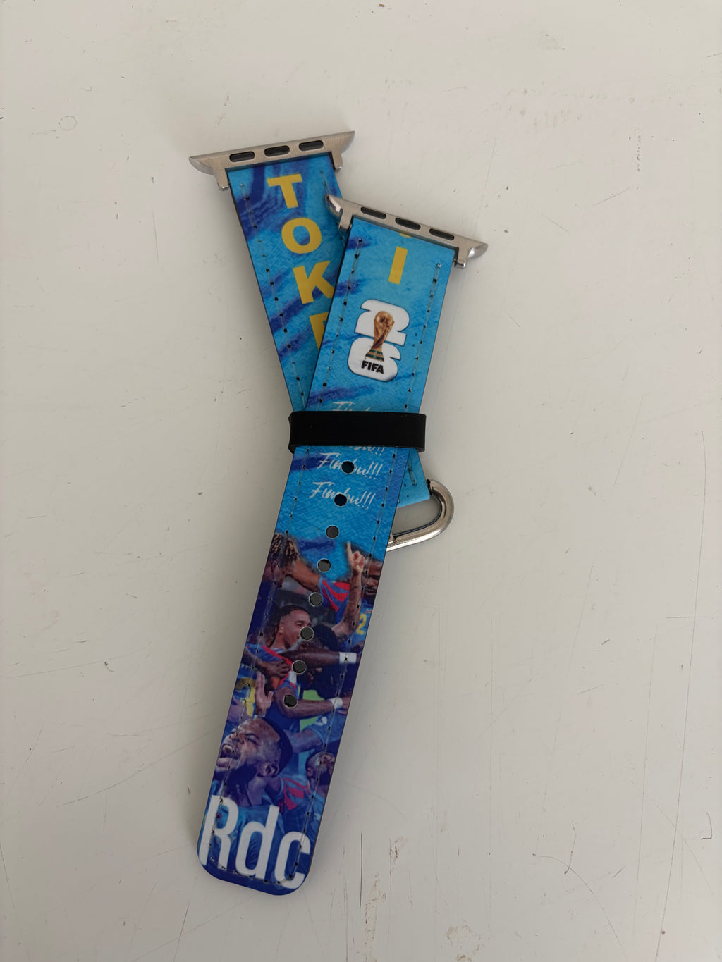 ⌚ Bracelet Apple Watch Léopard RDC Foot 🇨🇩