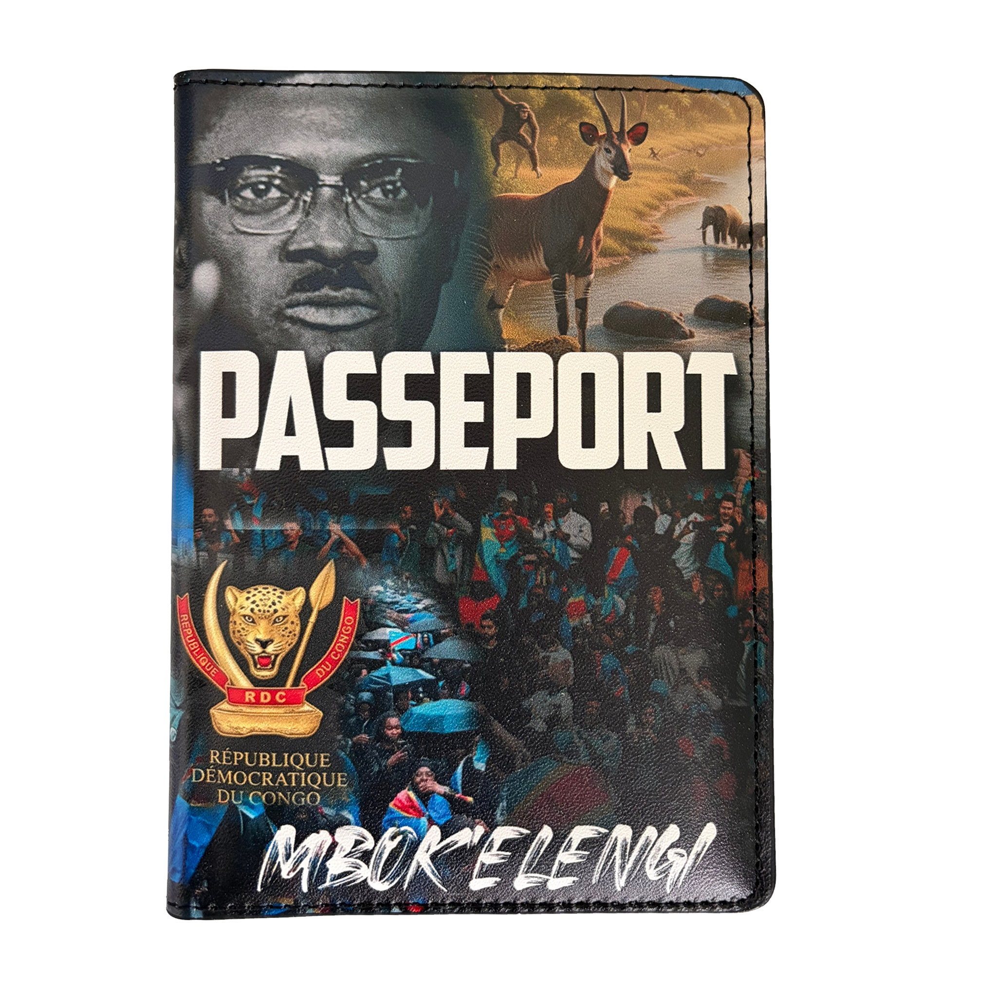 Etui passeport RDC  Mboka Elengi/ Tembe esili
