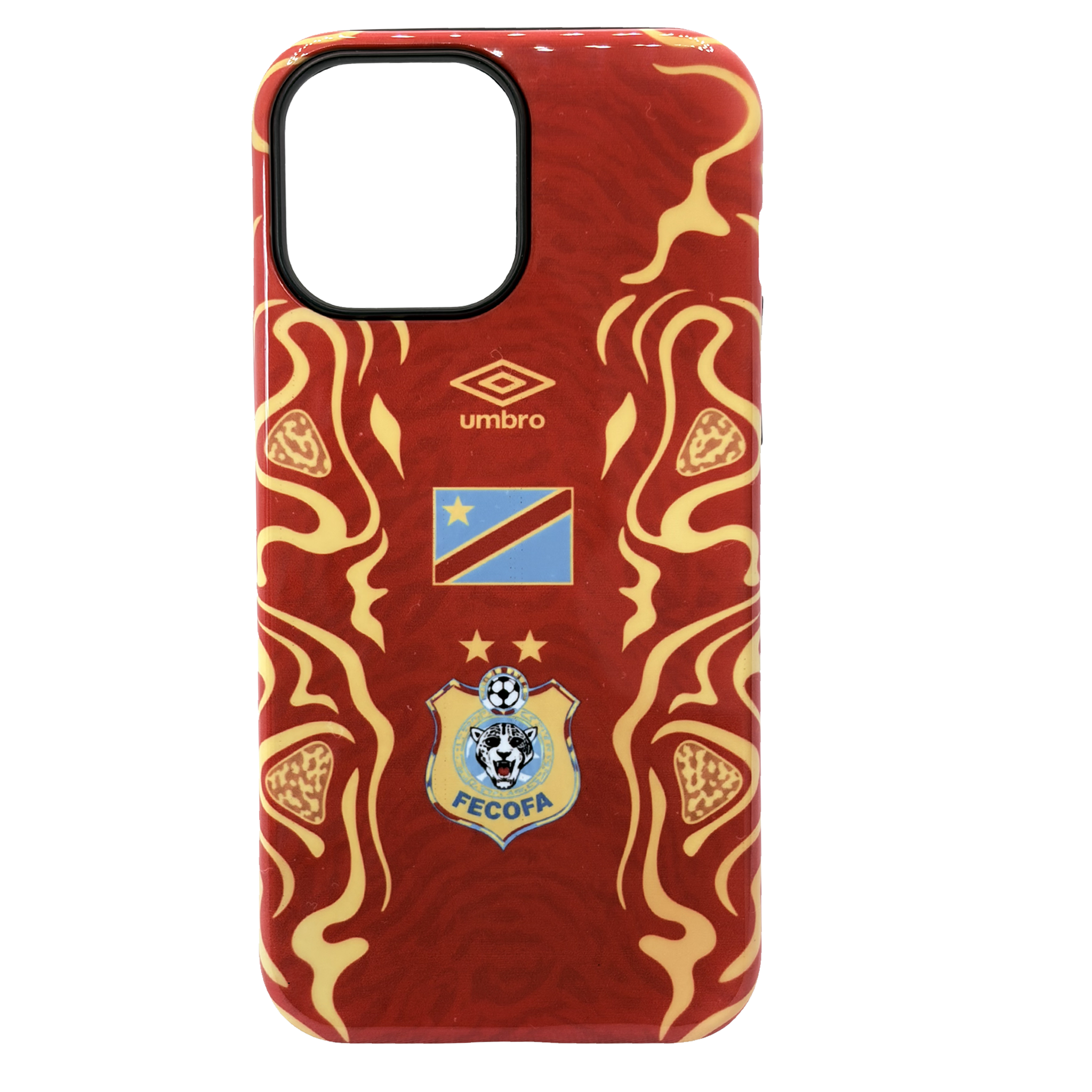 Coque Léopards RDC FECOFA – Édition Rouge