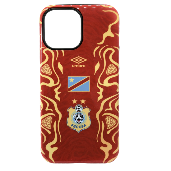 Coque Léopard Passion – Rouge & Jaune