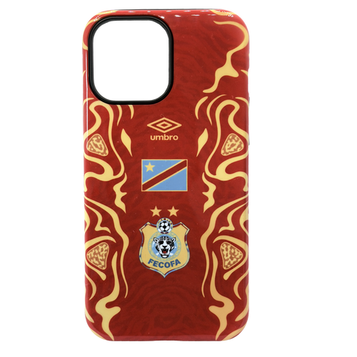 Coque Léopards RDC FECOFA – Édition Rouge