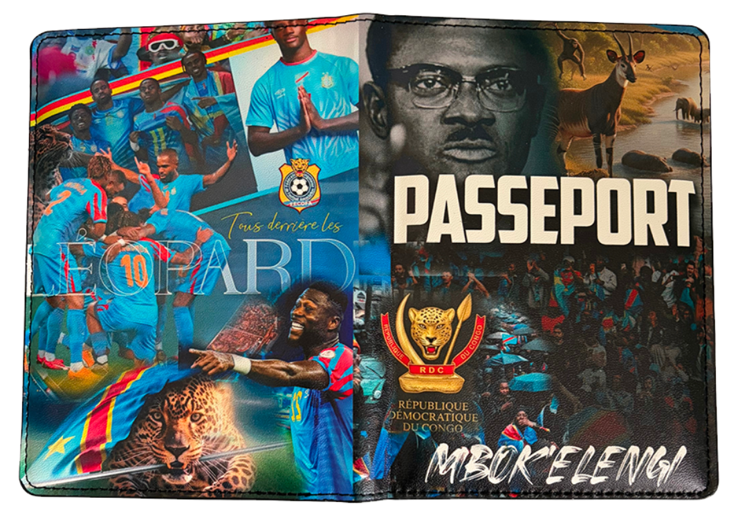Etui passeport RDC  Mboka Elengi/ Tembe esili